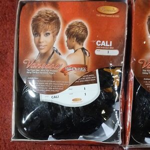 Black Layered Pixie Wig with Extensions